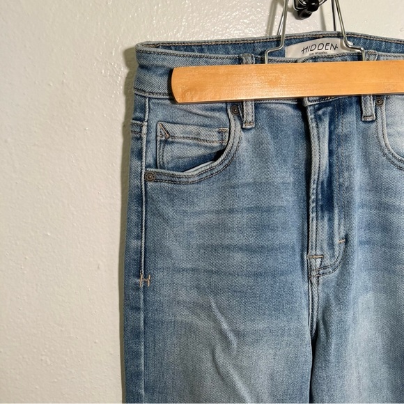 Hidden Los Angeles Flare Jeans Light Wash High Rise 24 - Picture 6 of 12